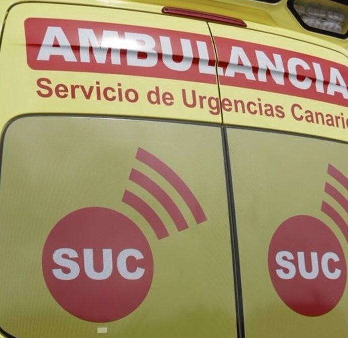 Un motorista resulta herido grave tras colisionar con un turismo en La Laguna (Tenerife)