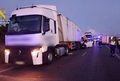 Muere el copiloto de un turismo tras una colisión contra un camión en Zaidín (Huesca)