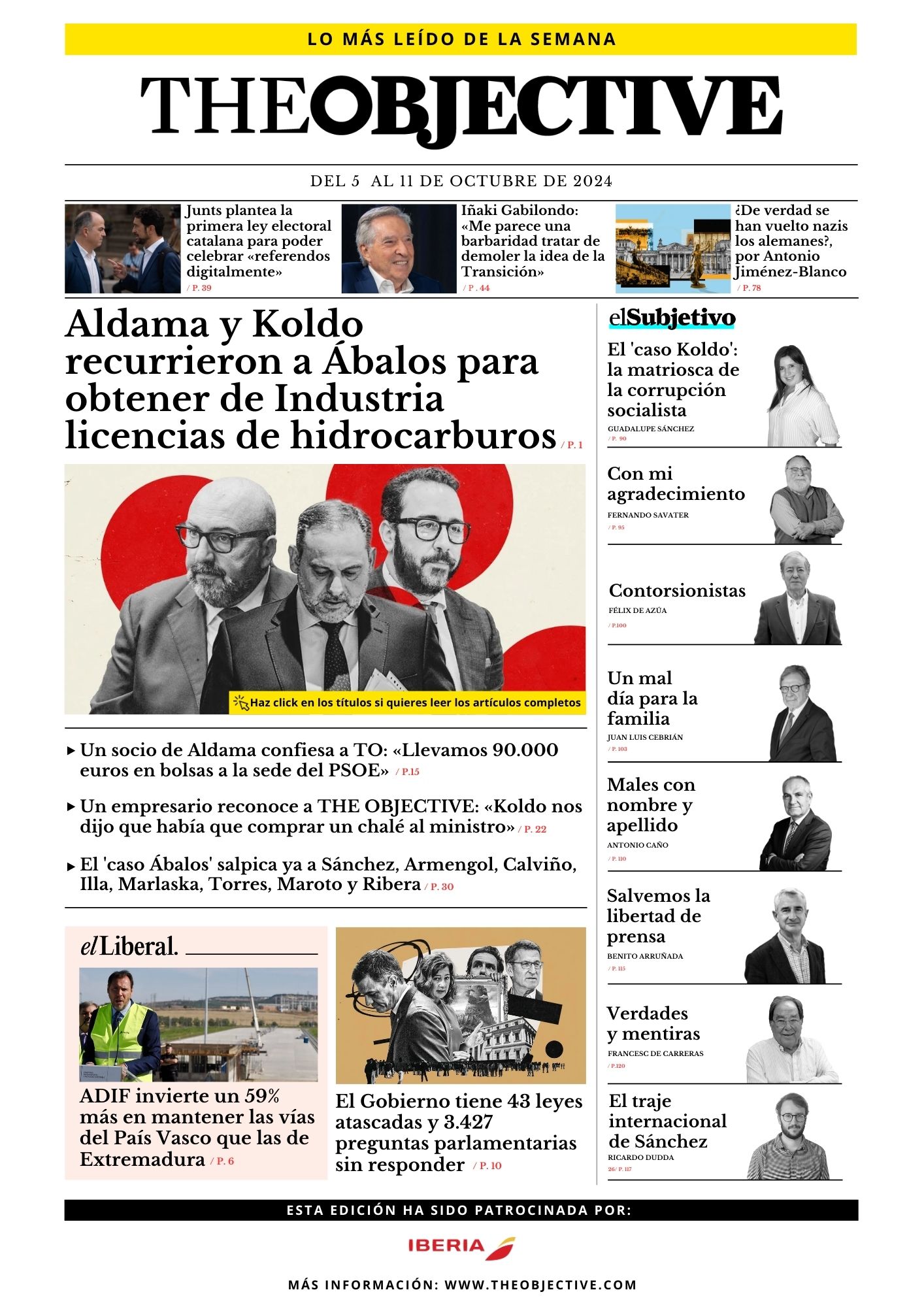 Del 5 al 11 de octubre de 2024