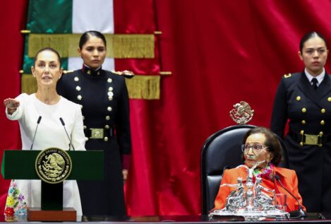 Sheinbaum agradece su presencia en la toma a los diputados «españoles» de Bildu y BNG