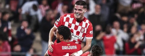 El Girona logra su primera victoria en Champions frente al Slovan Bratislava