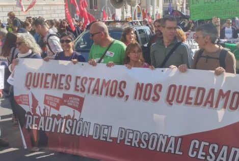 Una protesta en Madrid pide atajar la temporalidad en el empleo público