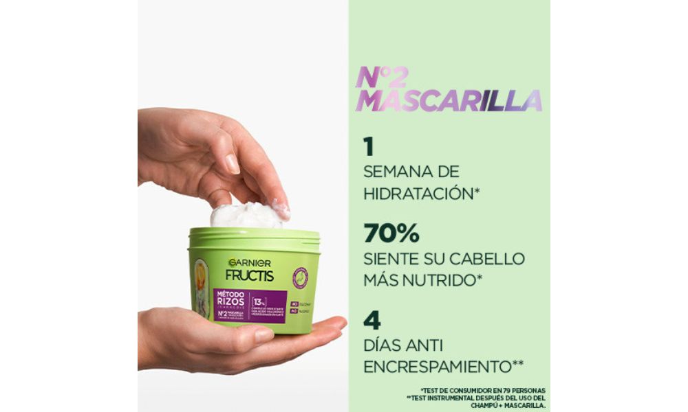 Características mascarilla Fructis