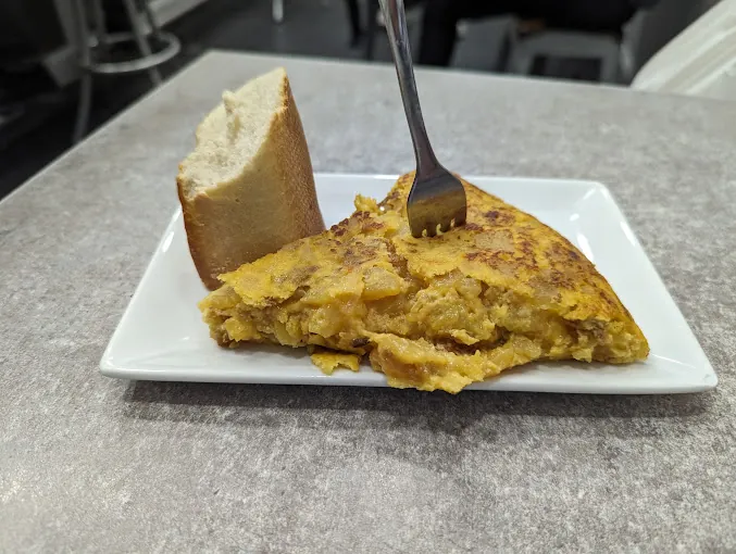 Pincho de tortilla de Zabaleta. 
Juan Alberto Roca