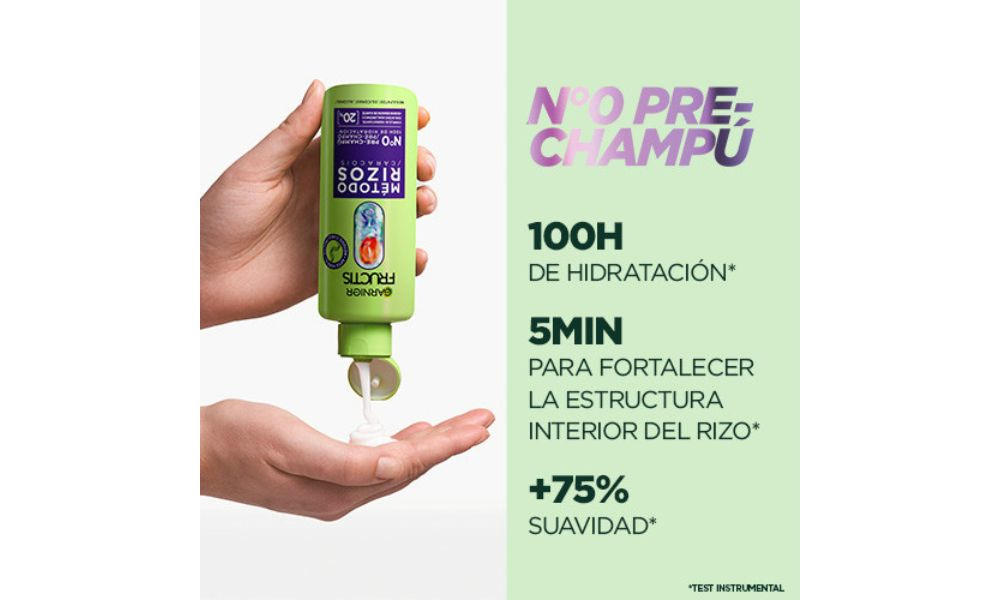 Características pre champú Fructis