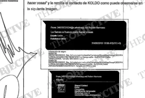 El escolta de Ábalos, hermano de Aldama, tras conectar a la trama: «Haréis cosas importantes»