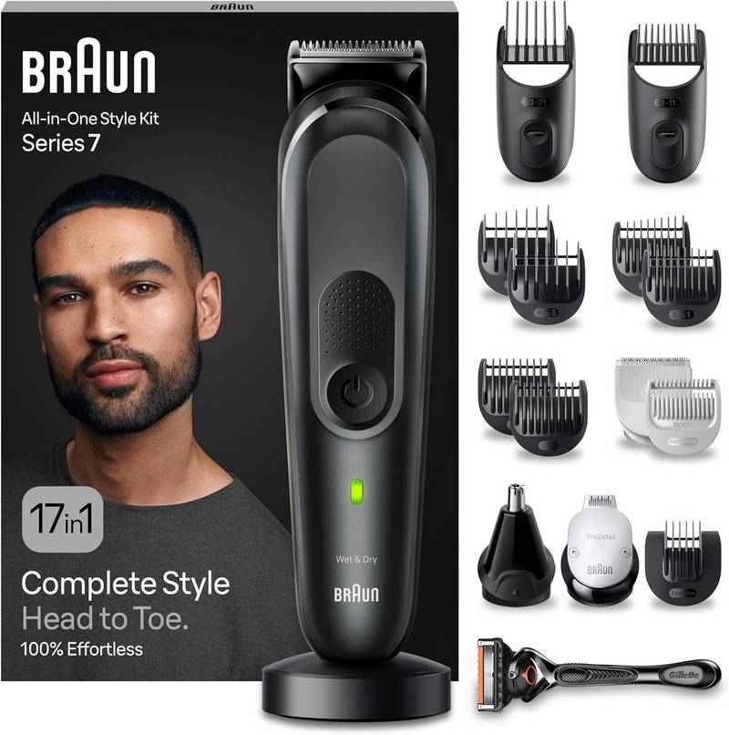 Recortadora de barba Braun Series 7 MGK7491