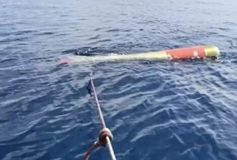 La Armada admite que el torpedo hallado por unos pescadores en Alicante es suyo