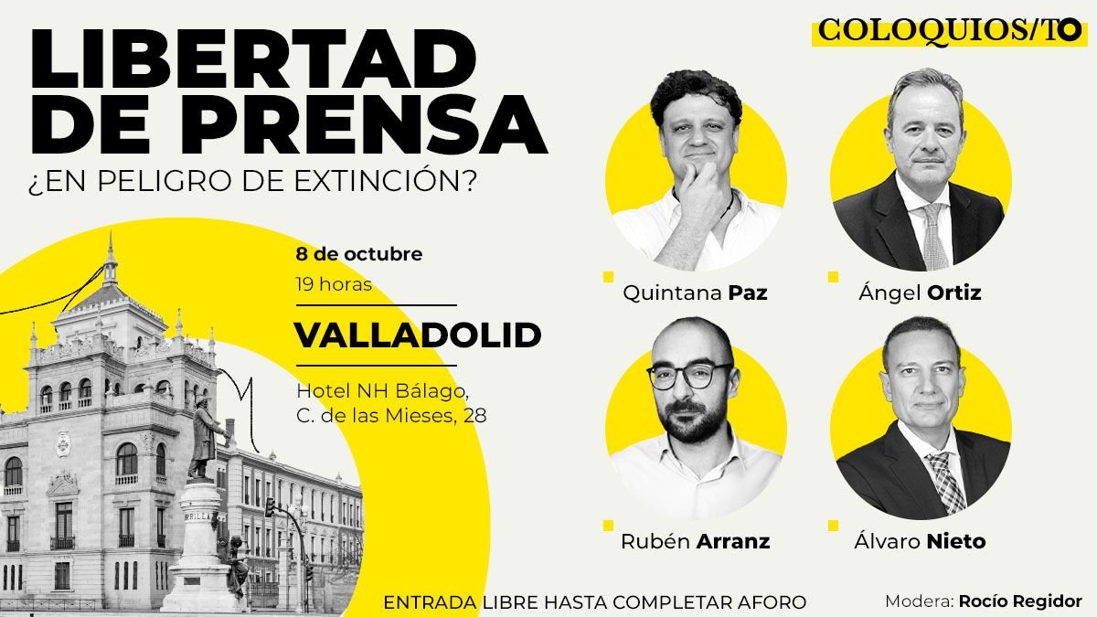 Quintana Paz, Álvaro Nieto, Ángel Ortiz y Rubén Arranz debaten hoy en un evento en Valladolid