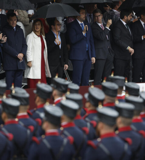 El desfile del Día de la Fiesta Nacional, en imágenes