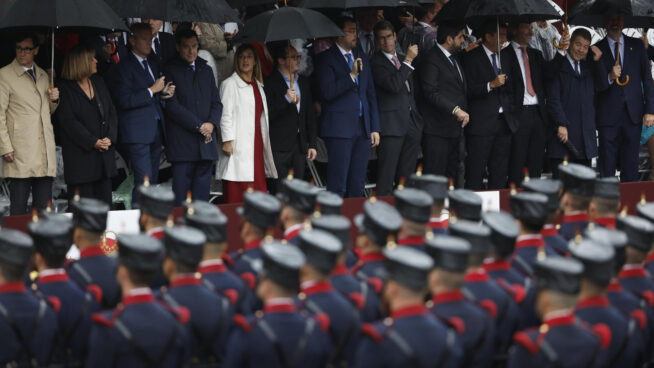 El desfile del Día de la Fiesta Nacional, en imágenes