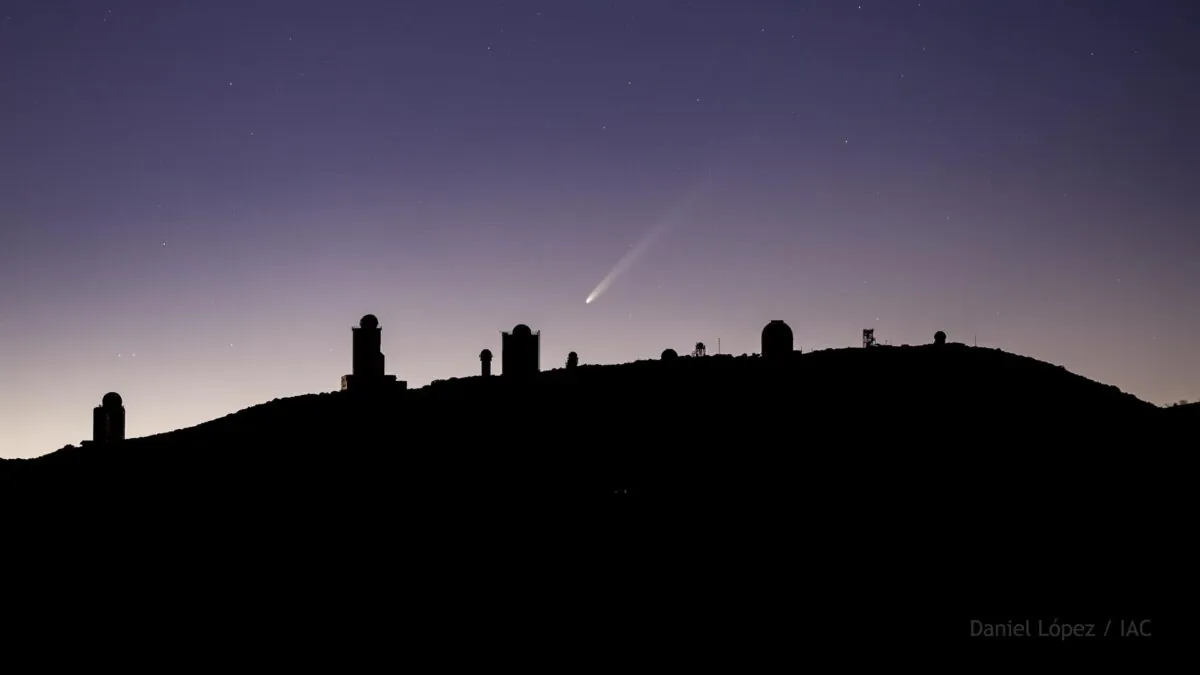 El ‘cometa del siglo’ se podrá ver con facilidad al atardecer de este sábado