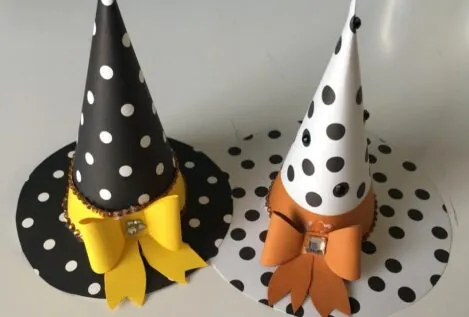 Cómo hacer un sombrero de bruja con tan solo dos materiales para Halloween