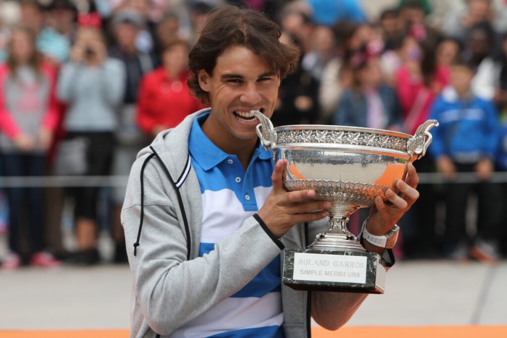 Rafa Nadal celebrando un título. Agencia Views, Europa Press