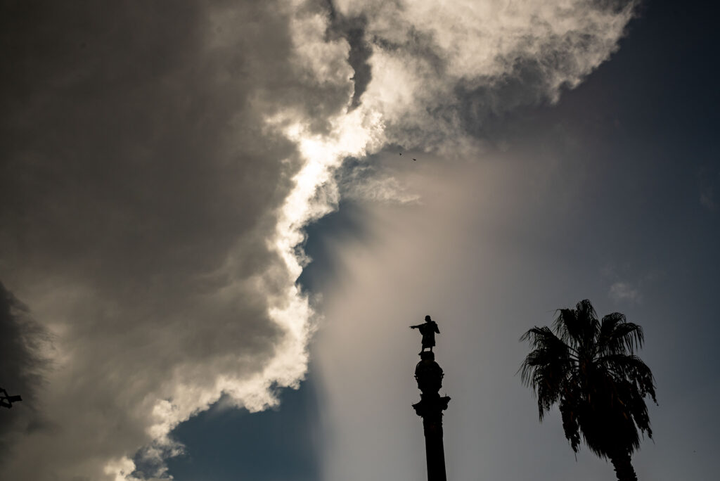 Cielos nubosos en Barcelona. 
Jordi Boixareu, Europa Press