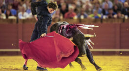 El torero Roca Rey, hospitalizado por una herida grave tras una aparatosa cogida en Las Ventas