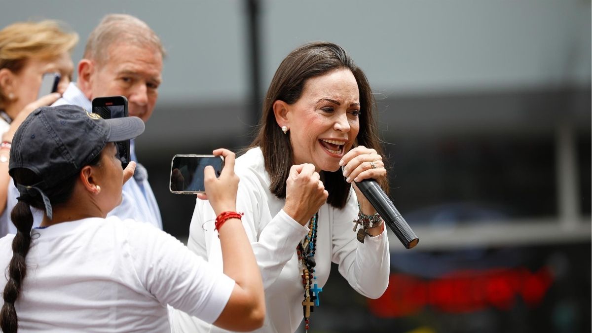 María Corina Machado intervendrá en la manifestación de este domingo contra Sánchez