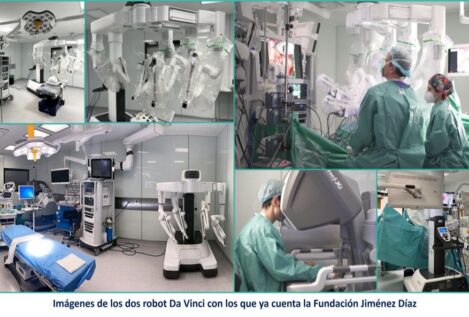 La Fundación Jiménez Díaz, primer hospital de Madrid con dos robots Da Vinci Xi