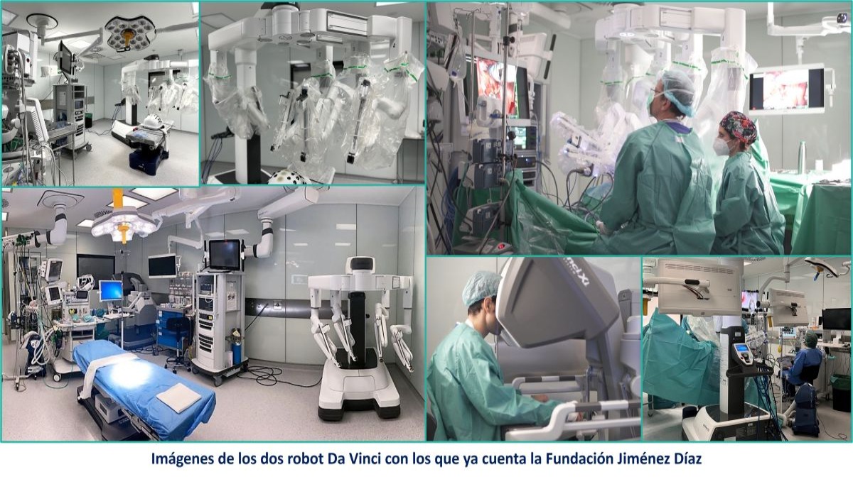 La Fundación Jiménez Díaz, primer hospital de Madrid con dos robots Da Vinci Xi