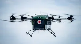 Grille, el dron ambulancia que evacua soldados heridos del campo de batalla