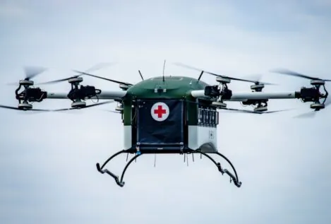 Grille, el dron ambulancia que evacua soldados heridos del campo de batalla