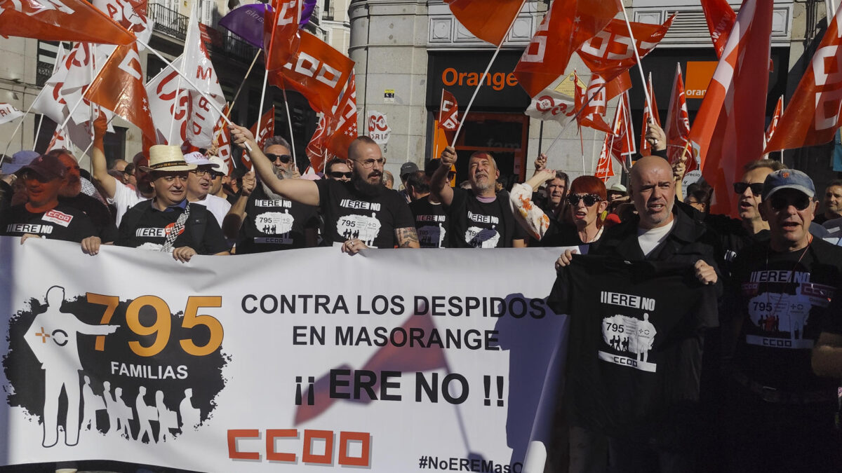 CCOO pide que los inversores no busquen beneficio a costa de la plantilla de MasOrange