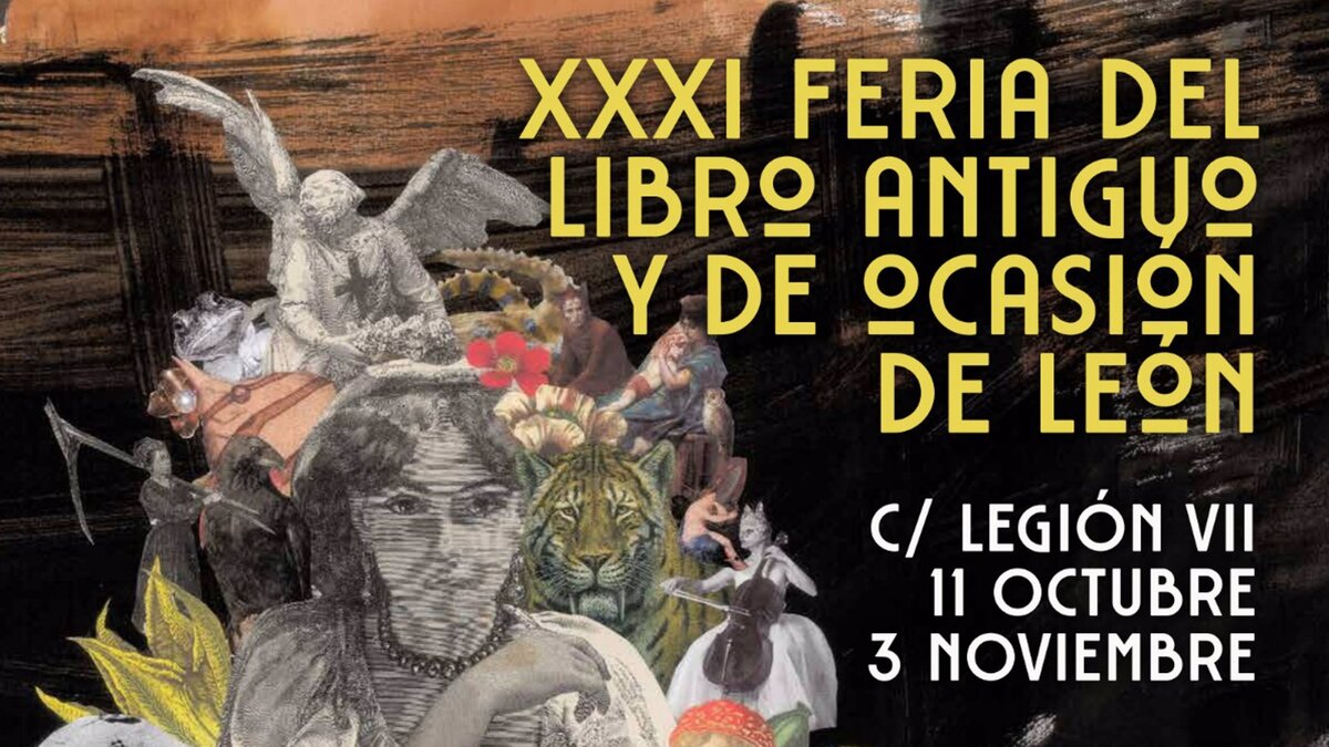 La XXXI Feria del Libro Antiguo de León reúne a nueve librerías y más de 60.000 libros a la venta