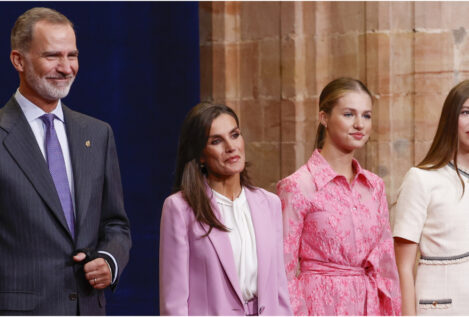 Entramos en la suite real y de lujo en la que se alojan Felipe, Letizia y sus hijas en Oviedo