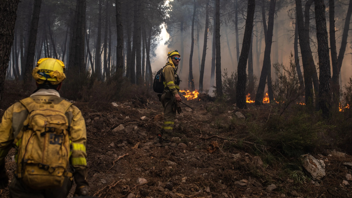 Castilla y León y Extremadura colaboran en la prevención y extinción de incendios forestales