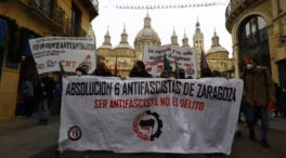 Sindicatos y manifestantes exigirán de nuevo este sábado el indulto a los 'seis de Zaragoza'