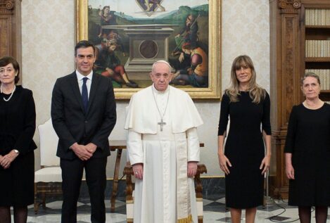 Pedro Sánchez viajará este viernes al Vaticano para ser recibido en audiencia por el Papa