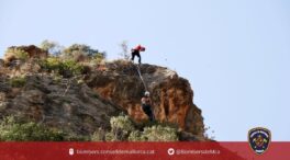 Rescatan a dos escaladores que quedaron atrapados por las cuerdas en Buñola (Mallorca)