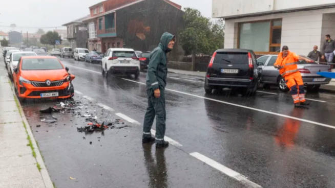 Un tornado causa destrozos en varios puntos del municipio de Vimianzo (La Coruña)