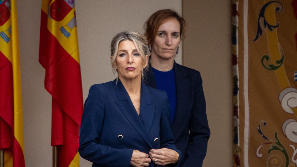 Mónica García con Yolanda Díaz