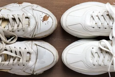 Truco infalible para dejar las zapatillas blancas, según una experta en limpieza