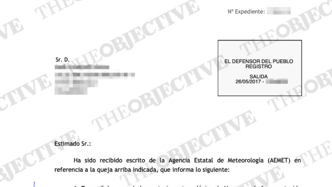 Datos erróneos, denuncias ante el Defensor del Pueblo... las quejas por la web de la Aemet