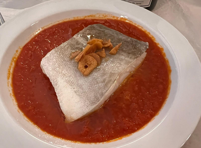 Uno de los platos del restaurante La Capa, Madrid: (La Capa)