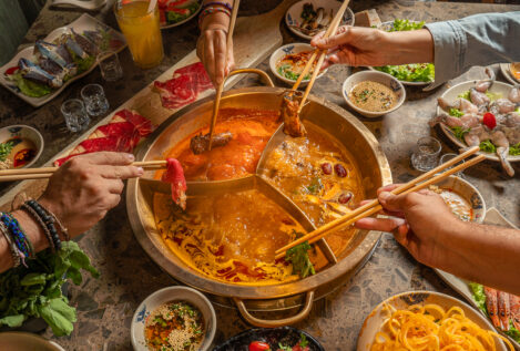 Al calor del amor del 'hot pot'