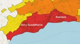 La Aemet activa la alerta roja por fuertes lluvias en Málaga y en el sur de Tarragona