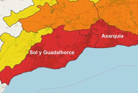 La Aemet activa la alerta roja por fuertes lluvias en Málaga y en el sur de Tarragona