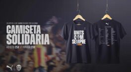 El Valencia CF presenta una camiseta solidaria en apoyo a los damnificados por el temporal