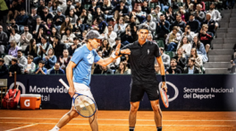 Diego Forlán cae derrotado en su debut en el tenis profesional