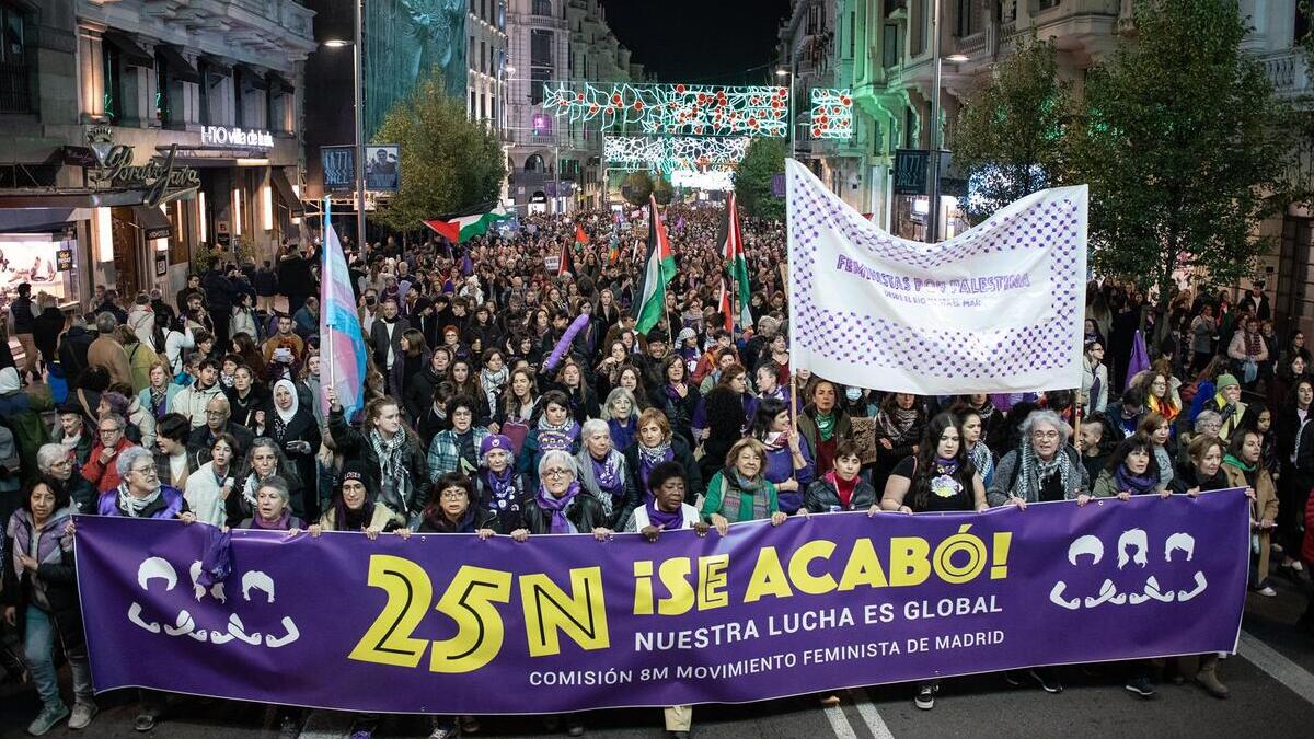 El feminismo se divide el 25N en Madrid: habrá dos marchas en contra de la violencia machista