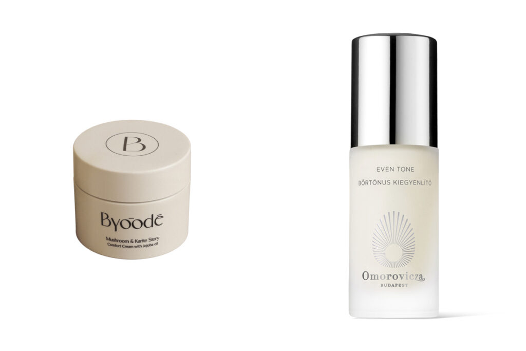 Crema Mushroom & Karite Story de Byoode (PVP: 69€) // Even Tone de Omorovicza (PVP: 130€)