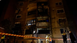 Un incendio por una fuga de gas obliga a desalojar un edificio en Baracaldo (Vizcaya)