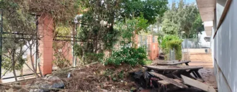 Una asociación inicia la restauración de jardines y huertos de colegios devastados por la DANA