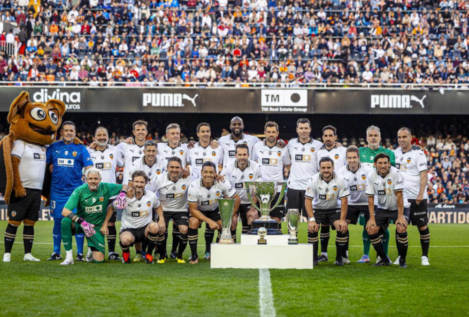 Las leyendas del Valencia jugarán un partido en beneficio de los clubes afectados por la DANA