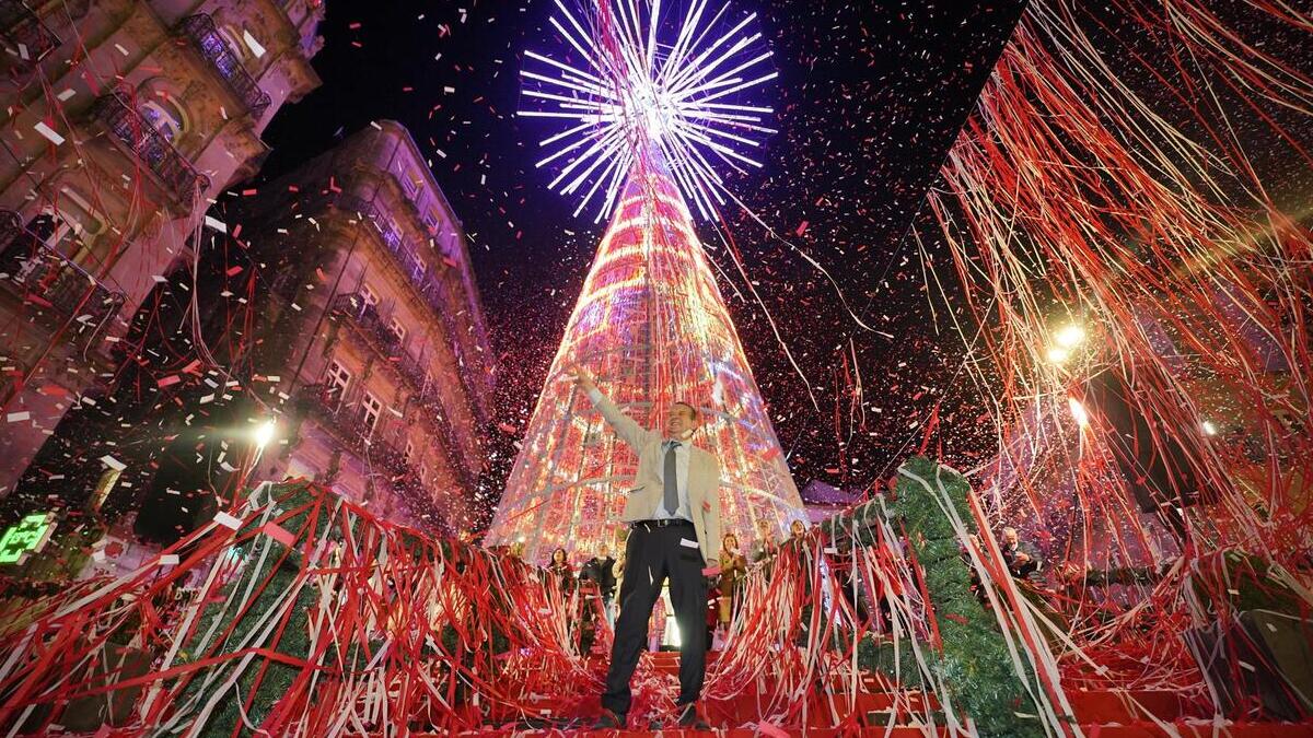 Confirmada la fecha para el encendido de las luces de Navidad de Vigo: el 16 de noviembre