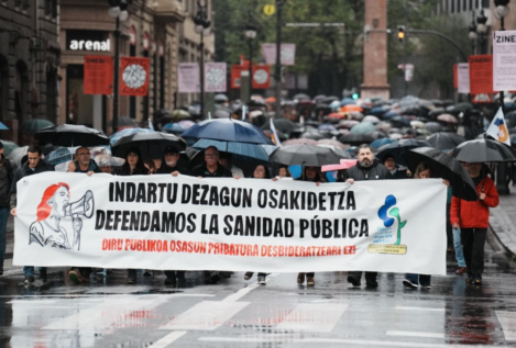 Las marchas en defensa de la sanidad pública en País Vasco continuarán de forma indefinida