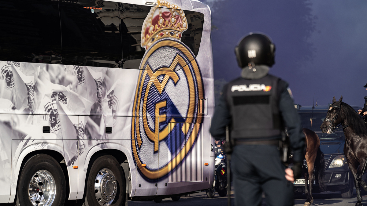 La Policía despliega más de 1.900 efectivos para blindar el partido de Champions en Madrid